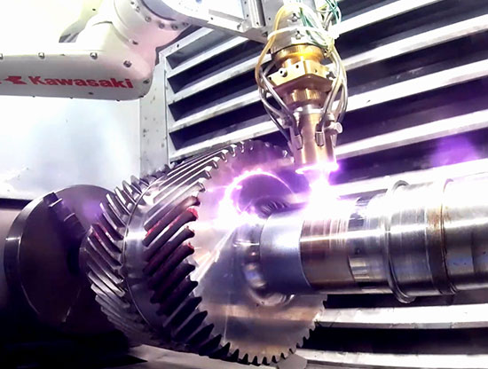 Impianto laser cladding